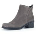 Stiefelette GABOR Gr. 40, grau (taupe) Damen Schuhe Reißverschlussstiefeletten