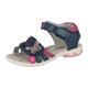 Sandale LICO "Sandale Lindsey V - marine/pink/rosa" Gr. 29, blau Schuhe