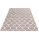 Teppich CARPET CITY "Outdoor" Teppiche Gr. B/L: 150 cm x 150 cm, 5 mm, 1 St., beige Orientalische Muster UV-beständig, Flachgewebe, auch in quadratischer Form erhältlich