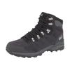 Wanderschuh JACK WOLFSKIN "REFUGIO TEXAPORE MID W", Gr. 40,5, lila (schwarz, steel, lila), Leder, sportlich, Schuhe, wasserdicht