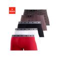 Boxershorts H.I.S Gr. S, 5 St., rot Herren Unterhosen Sportunterwäsche