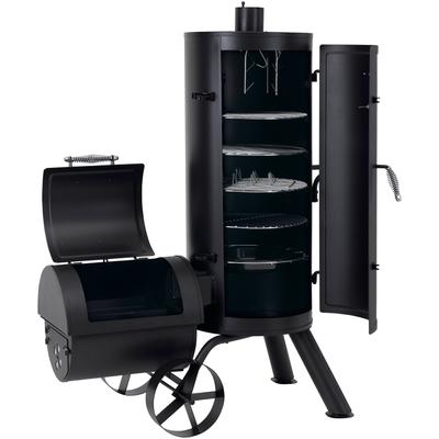 Holzkohlegrill TEPRO "Räucherofen Fairfax", schwarz, B:119cm H:146cm T:66cm, Grills, BxTxH: 118,6x66,4x145,6 cm Image