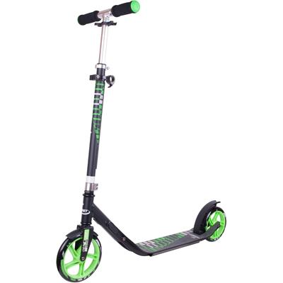 Scooter HUDORA "Hornet CLVR 200", schwarz (schwarz, grün), ScooterL:95cm, L:95cm