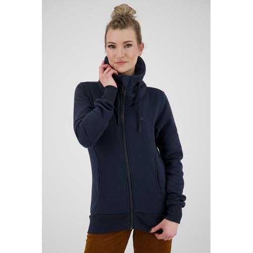 "Sweatjacke ALIFE & KICKIN ""ALIFE AND VivianAK Sweatjacket Damen Sweatjacke"" Gr. M, blau (marine) Damen Sweatjacken Shirts Sweatshirts"