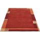 Wollteppich LUXOR LIVING "India" Teppiche Gr. B/L: 120 cm x 180 cm, 20 mm, 1 St., rot Designer-Teppich Knüpfteppich Schurwollteppich Teppich Schurwollteppiche Teppiche