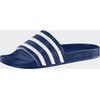 Badesandale ADIDAS ORIGINALS "ADILETTE", Gr. 39, blau (adiblau, weiß, adiblau), Synthetik, sportlich, Schuhe Badelatschen Pantolette Schlappen