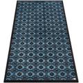 Läufer BARBARA BECKER "Spirit BB" Teppiche Gr. B/L: 67 cm x 110 cm, 10 mm, 1 St., blau Küchenläufer