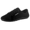 Barfußschuh LEGUANO "AKTIV", Damen, Gr. 45, schwarz, Textil, sportlich, Schuhe Schnürschuh Sommerschuh Barfußschuh, Freizeitschuh, Halbschuh, Schnürschuh mit ergonomischer Formgebung, Topseller