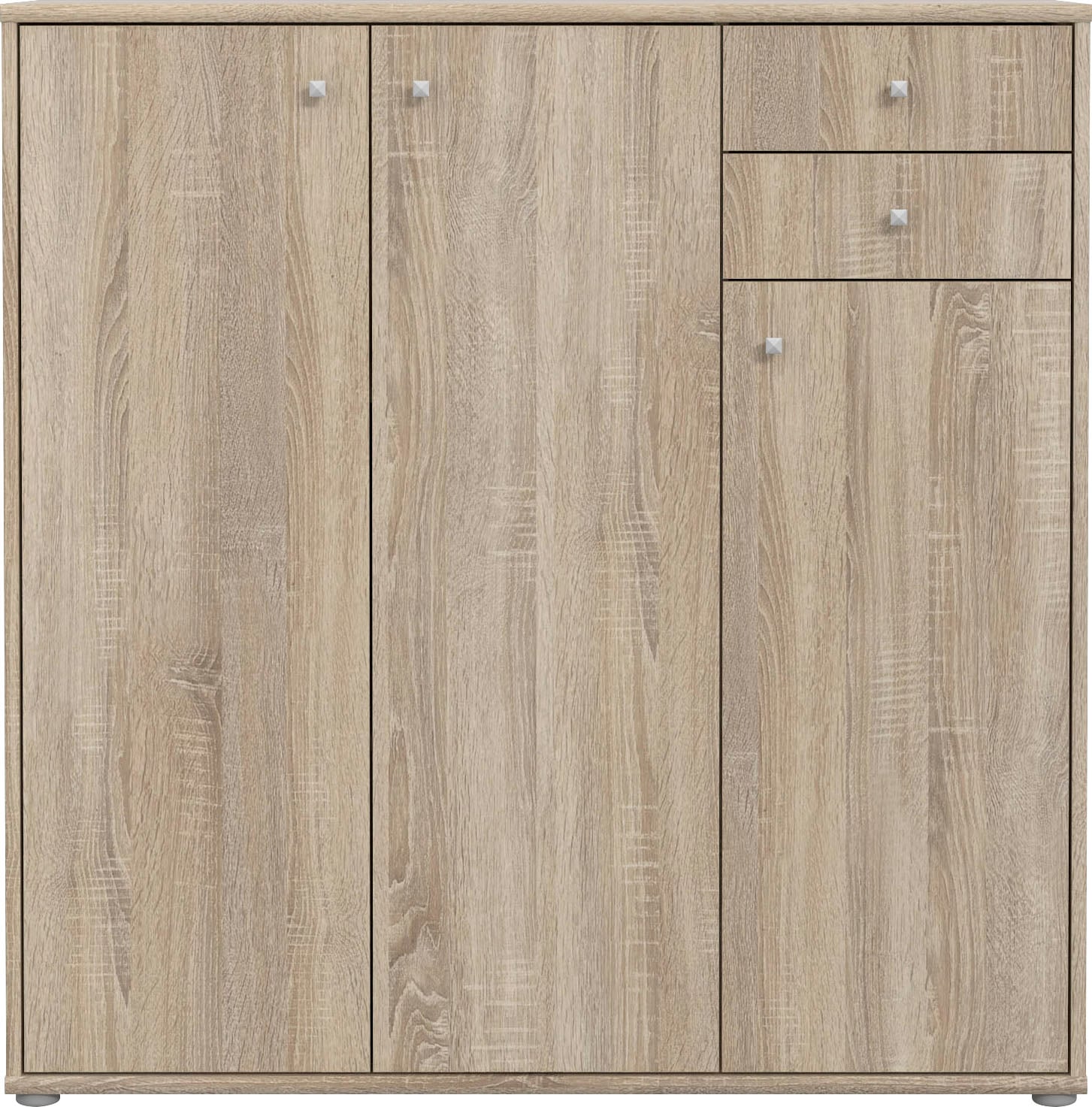 Kommode FORTE "Tempra", braun (sonoma eiche), B:108,8cm H:111,1cm T:34,8cm, Dekorfolie, FSC-zertifizierter Holzwerkstoff, Sideboards, Breite 108,8 cm Image