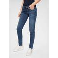 Skinny-fit-Jeans PEPE JEANS "SOHO" Gr. 30, Länge 30, blau (z63 classic stretch) Damen Jeans Röhrenjeans