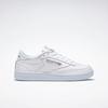 Sneaker REEBOK CLASSIC "CLUB C 85", Gr. 36, weiß (weiß, light, grau), Leder, Synthetik, sportlich, Schuhe Skaterschuh Sneaker low