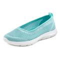 Sneaker Ballerinas LASCANA Gr. 39, blau (mint) Damen Schuhe Sneaker