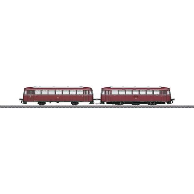 Personenwagen MÄRKLIN "Schienenbus-Garnitur Baureihe VT 98.9 - 39978", rot, Modelleisenbahn-Fahrzeuge, Kinder