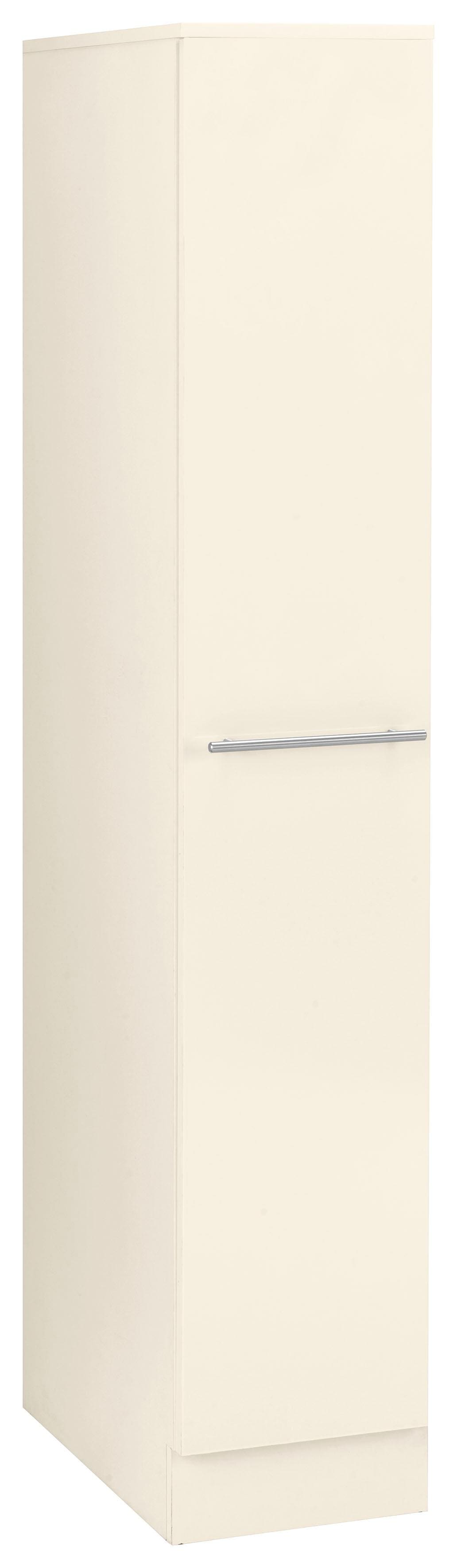 Apothekerschrank WIHO KÜCHEN "Flexi2", beige (front und korpus: magnolia), B:30cm H:165cm T:57cm, Schränke, Apothekerschrank