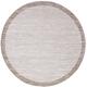 Teppich CARPET CITY "Outdoor" Teppiche Gr. Ø 160 cm, 5 mm, 1 St., beige Esszimmerteppiche UV-beständig, Flachgewebe, auch in quadratischer Form erhältlich