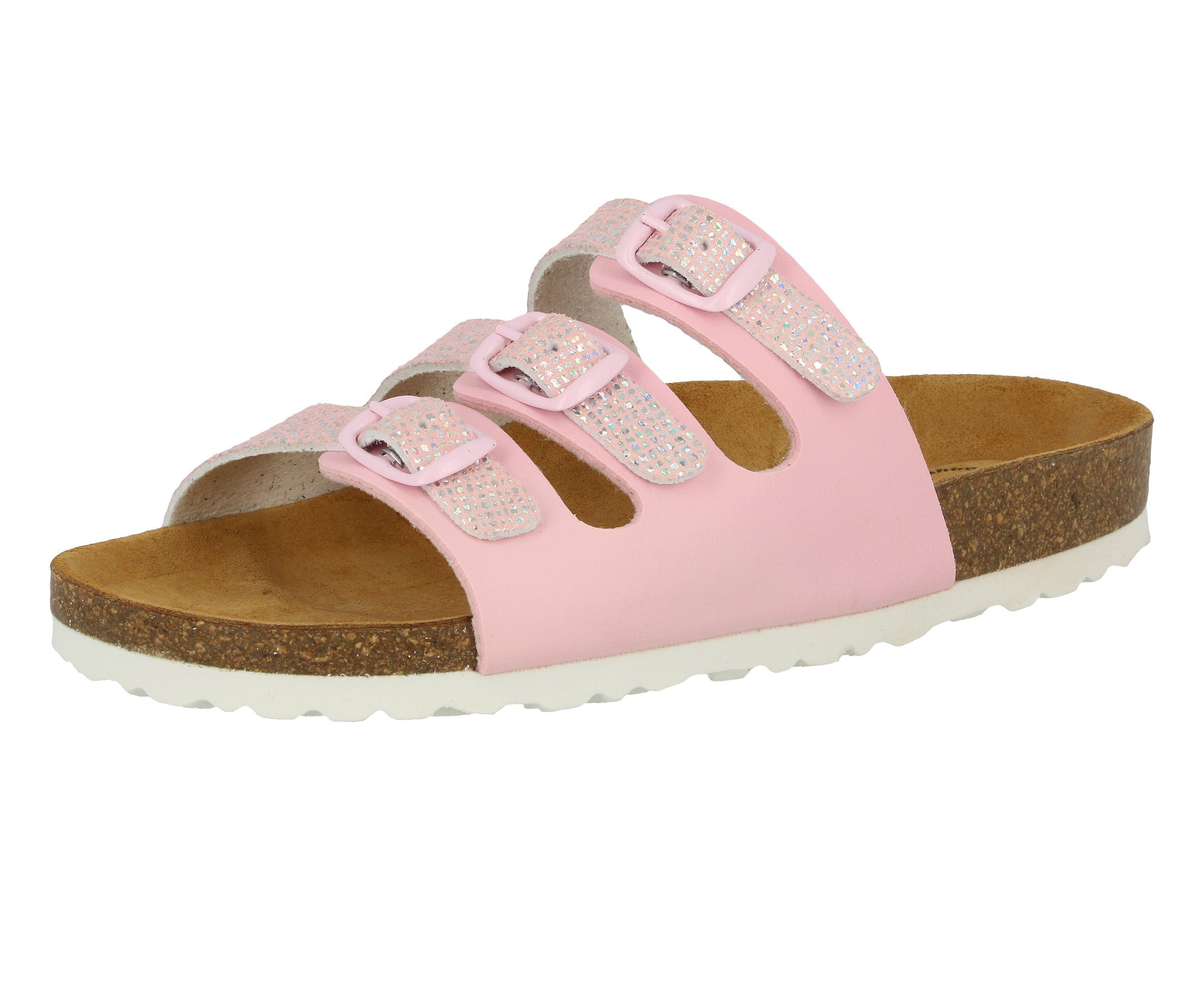 Pantolette LICO "Slipper Bioline Free Kids", Gr. 40, rosa, Synthetik, Schuhe Image