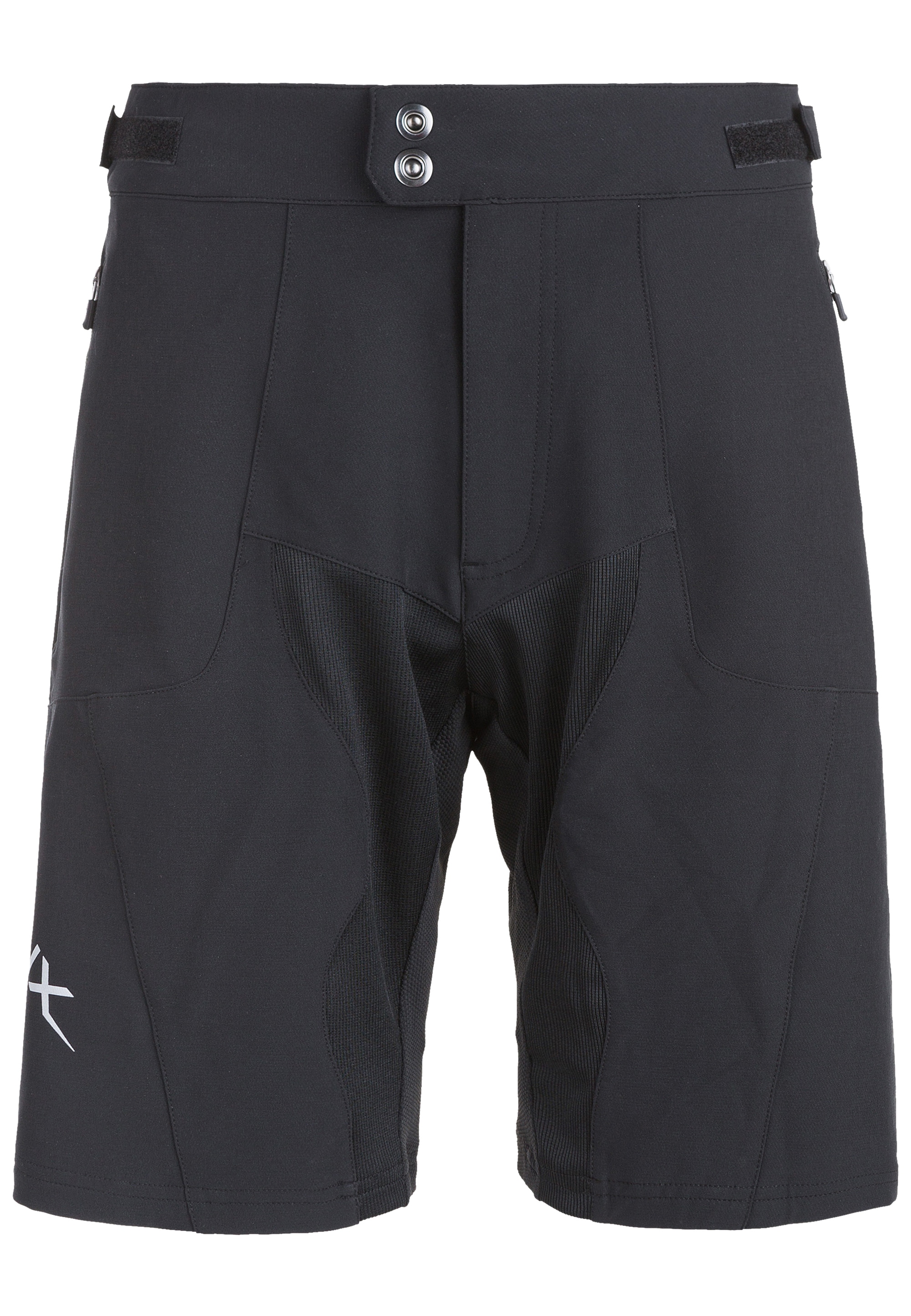Radhose ENDURANCE "LEICHHARDT BIKE SHORT", Herren, Gr. S, US-Größen, schwarz, 95% Polyester, 5% Elasthan, bedruckt, unifarben, kurz, Hosen, mit hochwertigen Radsport-Funktionen Image