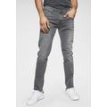 Slim-fit-Jeans REPLAY "Anbass Superstretch" Gr. 31, Länge 30, grau (grey) Herren Jeans Slim Fit