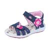 Sandale LICO "Sandale Cassandra V", Gr. 28, blau, Leder, Schuhe