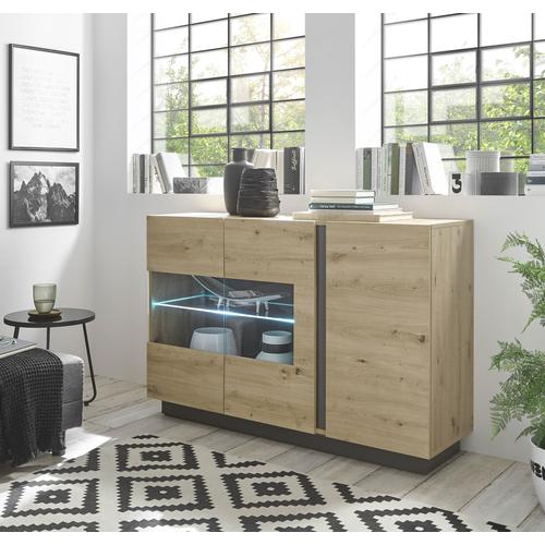 „Sideboard INOSIGN „“CLAiR 51″“ Sideboards Gr. B/H/T: 138 cm x 91 cm x 40 cm, braun (eiche artisan) Sideboards Breite 138 cm“