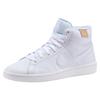 Sneaker NIKE SPORTSWEAR "Wmns Court Royale 2 Mid", Gr. 37,5, weiß, Leder, unifarben, sportlich, Schuhe Schnürboots Skaterschuh Sneakerboots