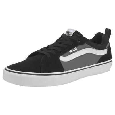 Sneaker VANS "Filmore", Gr. 40, schwarz (schwarz, grau), Leder, sportlich, Schuhe Sneaker low Skaterschuh