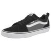 Sneaker VANS "Filmore", Gr. 44, schwarz (schwarz, grau), Leder, sportlich, Schuhe Sneaker low Skaterschuh, angelehnt an das Design vom Sk8 Low