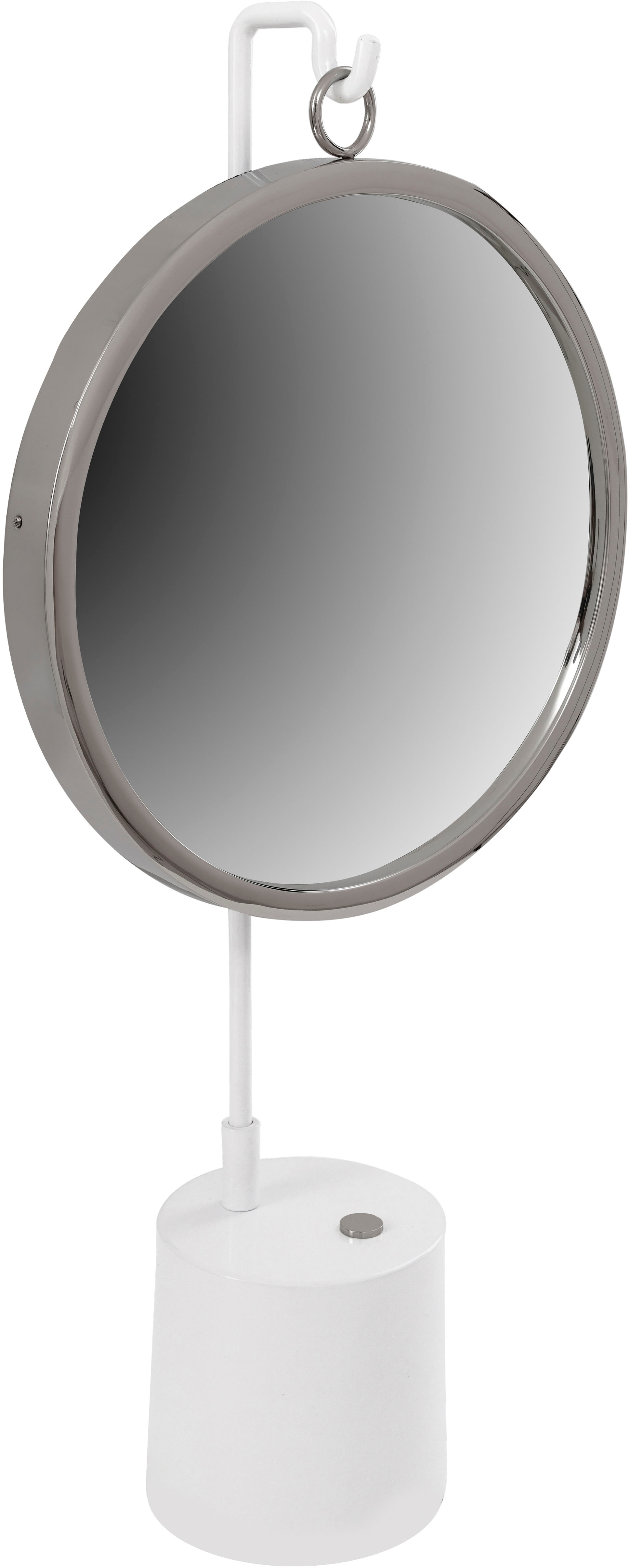 Dekospiegel KAYOOM "Tischspiegel Eleganca 225", bunt (weiß, silberfarben), B:30cm H:65cm T:13cm Ø:0cm, Spiegel, Standspiegel