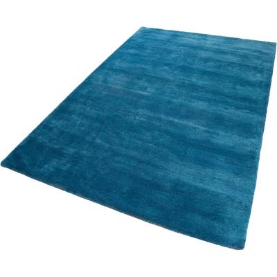 Teppich ESPRIT "Loft ESP-4223" Gr. 31, blau (petrol, blau), B:130cm H:20mm L:190cm, Kunstfaser, Teppiche, Wohnzimmer, große Farbauswahl, sehr weicher Flor, dicht gewebt, robust Image