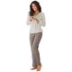 Pyjama H.I.S Gr. 32/34, beige (creme, taupe) Damen Homewear-Sets Pyjamas