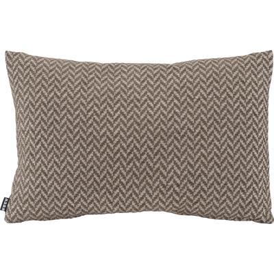 Dekokissen H.O.C.K. "Zircono", braun (taupe, taupe, braun, ethnomuster, jaquard, struktur), B:40cm H:10cm L:60cm, Polyacryl, Dekokissen_Sitzkissen_Kissenhüllen, mit Ethnomuster, Kissenhülle mit Füllung, 1 Stück Image