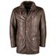 Lederjacke JCC "JCC-09-703" Gr. 50, braun (dark brown) Herren Jacken Übergangsjacken