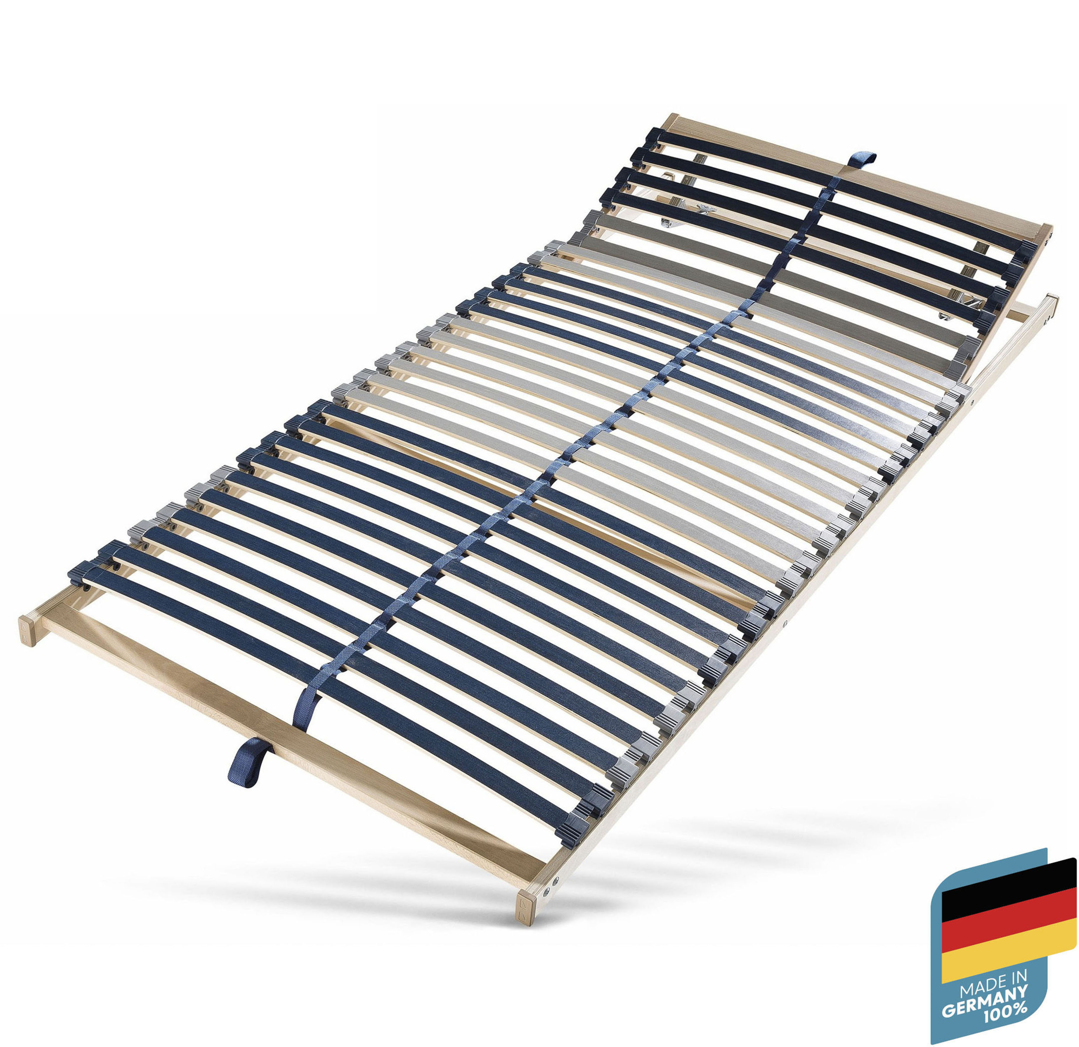 Lattenrost BECO "Dura Flex LR-K", blau, B:90cm H:7,5cm L:190cm, Lattenroste, Lattenrost, 7 Zonen, ideal für Doppelbetten