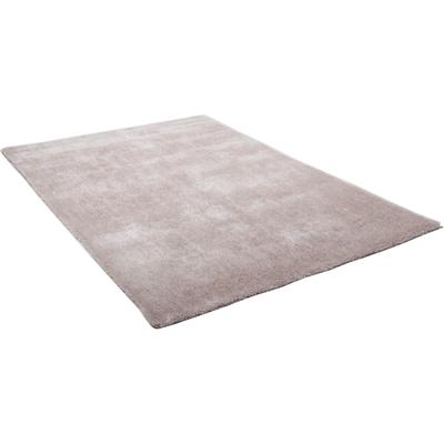 Hochflor-Teppich GINO FALCONE "Alessandro" Gr. 4, beige (hellbeige), B:160cm H:25mm L:230cm, Kunstfaser, Teppiche, besonders weich durch Microfaser, ideal im Wohnzimmer & Schlafzimmer Image