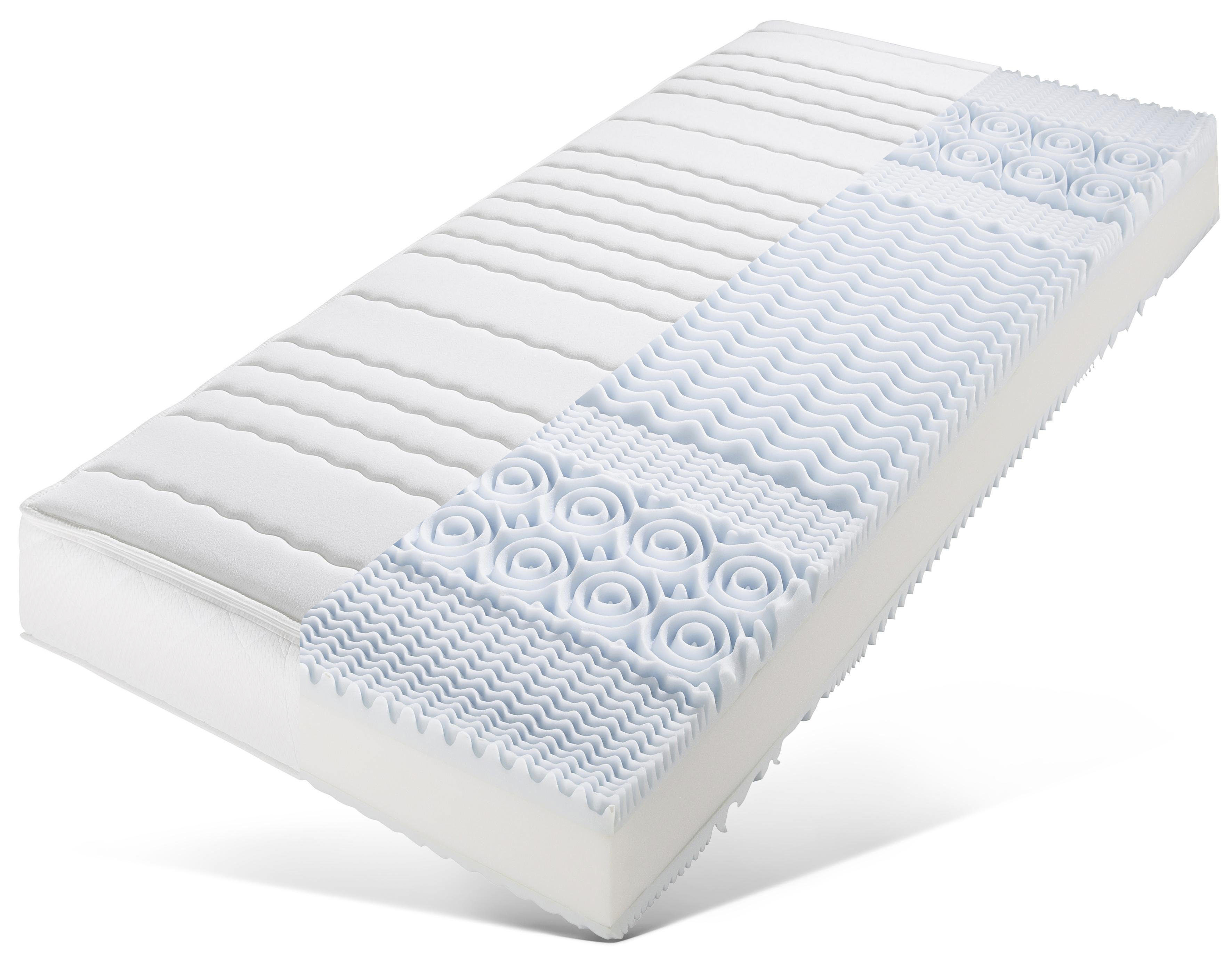 Taschenfederkernmatratze FAN "ProVita Relax 1.000 T, Matratze in 90x200 cm, 140x200 cm" Gr. 3, weiß, B:180cm H:30cm L:200cm, Bezug: 100% Polyester, Matratzen, Matratze in Luxus-Höhe & 1034 Federn bei 100x200 cm Image