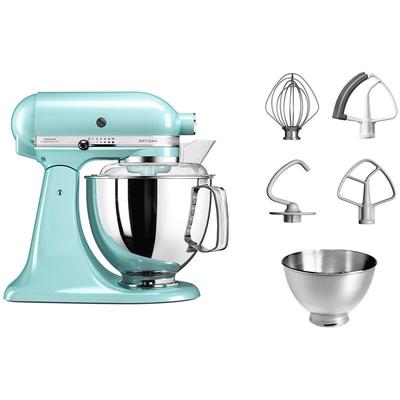 KITCHENAID Küchenmaschine "5KSM175PSEIC EISBLAU", blau (eisblau), B:24cm H:36cm T:37cm, Küchenmaschinen, mit Zubehör im Wert von ca. 112,-€ UVP