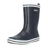 Gummistiefel MOLS "Markets", Gr. 45, blau (dunkelblau, weiß), Gummi, casual, Schuhe, mit praktischer Lasche