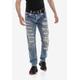 Bequeme Jeans CIPO & BAXX Gr. 38, Länge 34, blau Herren Jeans