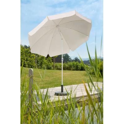 Sonnenschirm SCHNEIDER SCHIRME "Ibiza", beige (natur), Obermaterial: 100% Polyester, Standschirme, abknickbar, ohne Schi