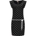Sommerkleid RAGWEAR "Tag Dots" Gr. XL (42), Normalgrößen, schwarz-weiß (dark) Damen Kleider Freizeitkleider
