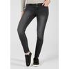 5-Pocket-Jeans TIMEZONE "Tight AleenaTZ", Damen, Gr. 33, US-Größen, schwarz, 83% Baumwolle 15% Polyester 2% Elastan, lang, Jeans 5-Pocket-Jeans