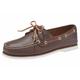 Bootsschuh TIMBERLAND "Men´s 2 Exe Boat Shoe" Gr. 41, braun (dark, brown, smooth) Herren Schuhe Bootsschuh Herrenschuh Mokassin Segelschuh Sommerschuh