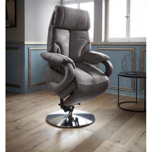 „TV-Sessel SIT&MORE „“Invito““ Sessel Gr. Luxus-Microfaser, 2-motorig-mit Aufstehhilfe, Aufstehhilfe, B/H/T: 80 cm x 111 cm x 80 cm, grau (dunkelgrau) Fernsehsessel und TV-Sessel Sessel in Größe S, wahlweise mit Motor Aufstehhilfe“