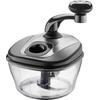 Zerkleinerer GEFU "SPINO", silber (schwarz, silberfarben, transparent), H:24,5cm, Zerkleinerer, 1500 ml
