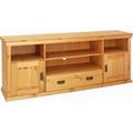 TV-Board HOME AFFAIRE "Konrad" Sideboards Gr. B/H/T: 169 cm x 67 cm x 37 cm, 1, beige (natur, geölt) TV-Lowboards