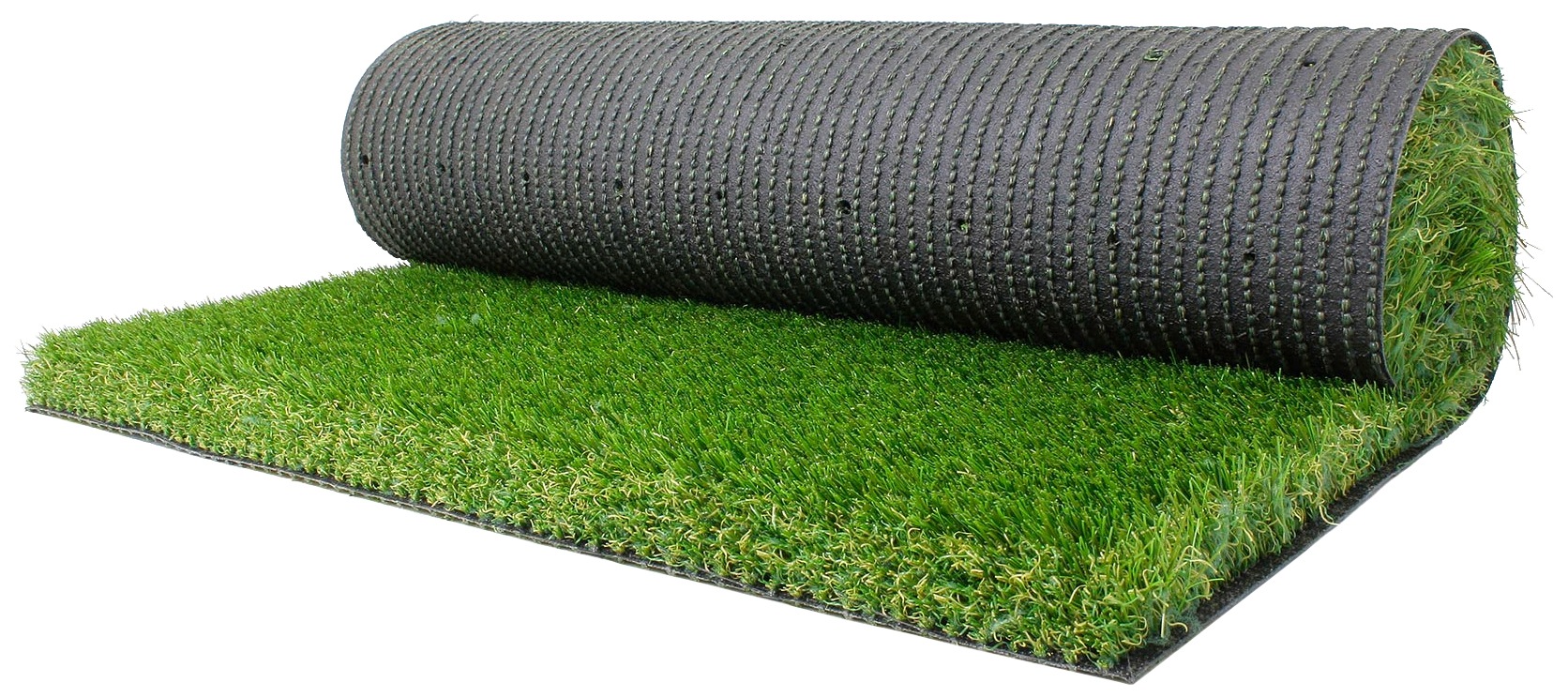 Kunstrasen "MEGAN, Made in Netherlands", grün, B:200cm H:40mm L:550cm, Polyethylen (PE), Polypropylen, PRIMAFLOR-IDEEN IN TEXTIL, Teppiche, natürliche Optik, mit Drainagefunktion, ideal für Balkon & Terrasse