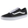Sneaker VANS "Ward", Gr. 40, schwarz-weiß (schwarz, weiß), Leder, Textil, sportlich, Schuhe