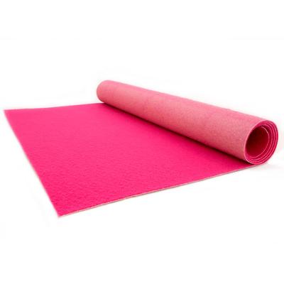 Läufer "PODIUM, Made in Belgium", pink, B:100cm H:2,6mm L:900cm, Polypropylen (PP), PRIMAFLOR-IDEEN IN TEXTIL, Teppiche, Breite 100 cm, robuster Nadelfilz, Uni-Farben Image