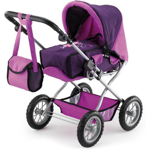 „Kombi-Puppenwagen BAYER „“Grande, Lila““ Puppenwagen lila Kinder Puppenwagen -trage“