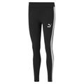 Leggings PUMA "Iconic T7 Mid-Rise Damen" Gr. L, Normalgrößen, schwarz (black) Damen Hosen Sport Leggings